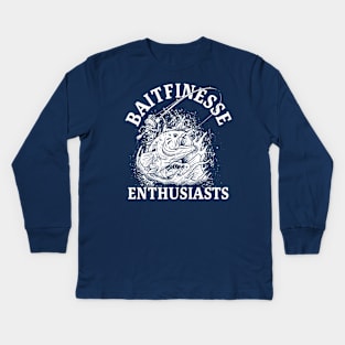 BAITFINESSE ENTHUSIASTS Kids Long Sleeve T-Shirt